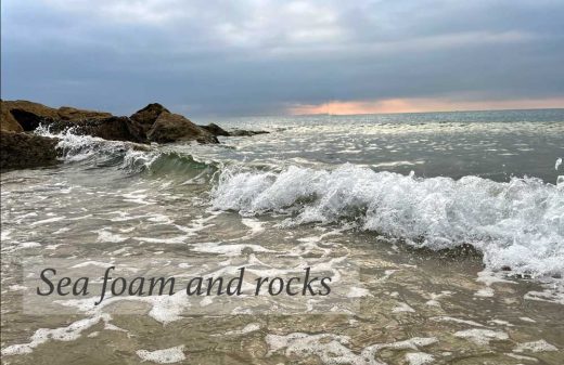 Sea foam and rocks - Online Art Workshop - draw along in real time - Soft Pastel Workshop