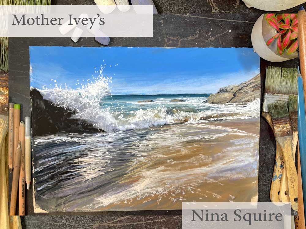 Seascape Soft Pastel Workshop using Unison Colour Soft Pastels with Nina Squire